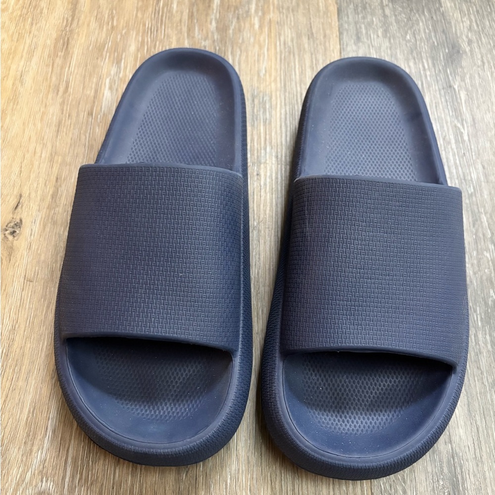 Navy Slide cloud Sandals